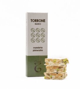 Torrone Bianco alla Mandorla e Pistacchio